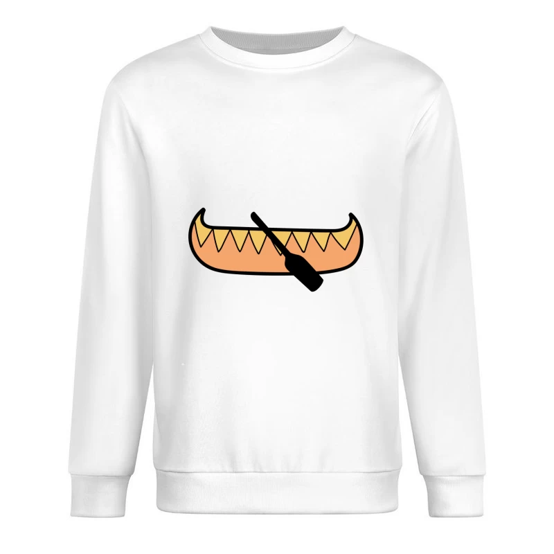 Canoë avec pagaie Homme Sweat-shirt à enfiler