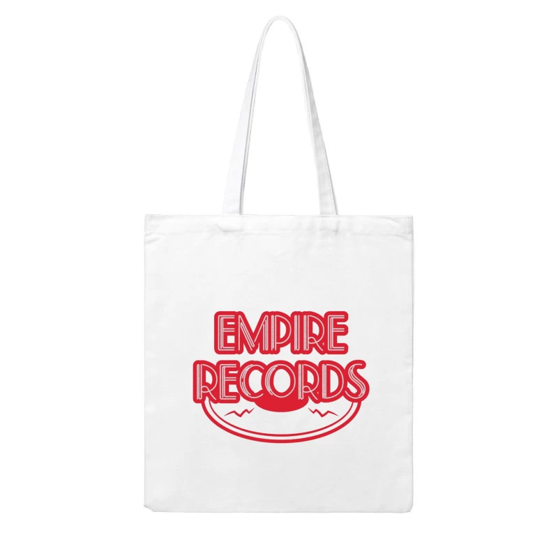 Vintage Empire Records Red Logo Design Cotton Tote Bag