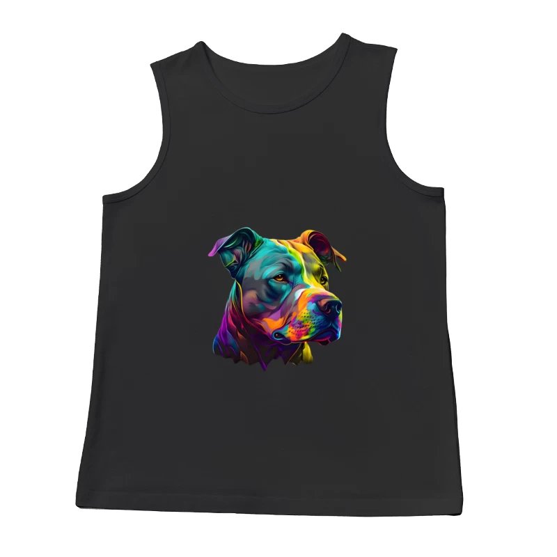 Bunte Hundekunst Herren Tanktops