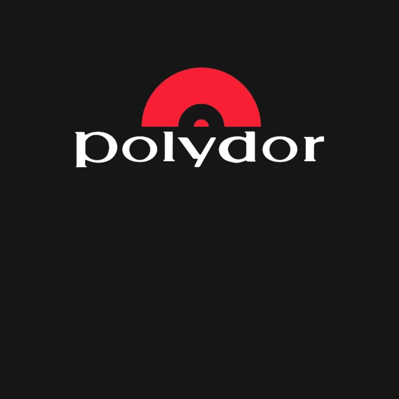 Polydor Records Company Logo with Red Semicircle Design Female Long Sleeve T-Shirt