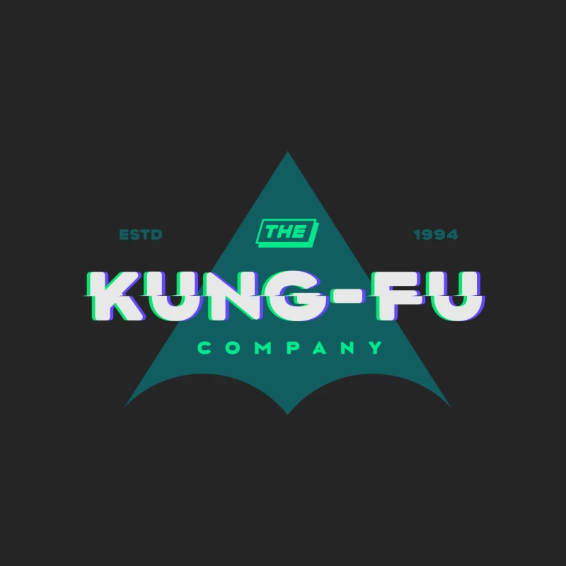 Kung-Fu Logo mit Retro-Elementen Damen Pullover Sweatshirt