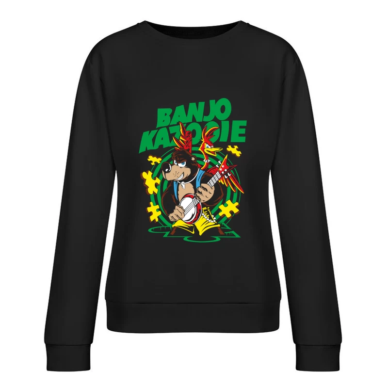 Banjo-Kazooie Animated Character Art Female Pullover Sweatshirt