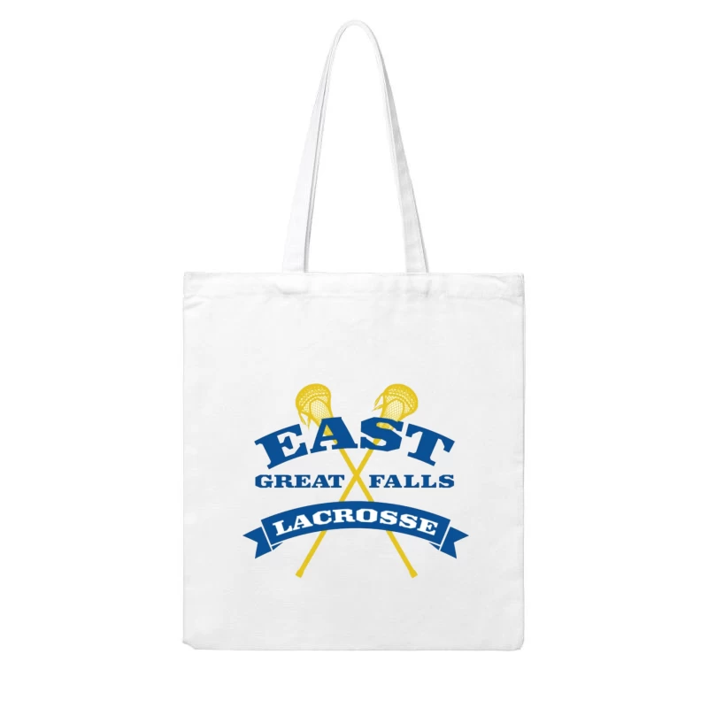 East Great Falls Lacrosse Cotton Tote Bag