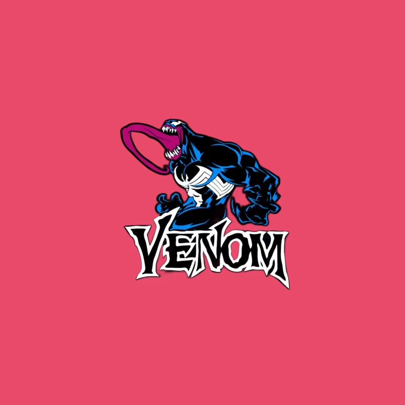 Venom Comic Character Illustration Desk Mat