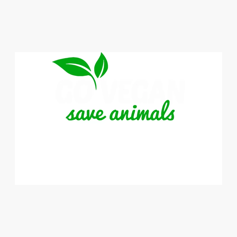 Go Vegan Save Animals Travel Mug