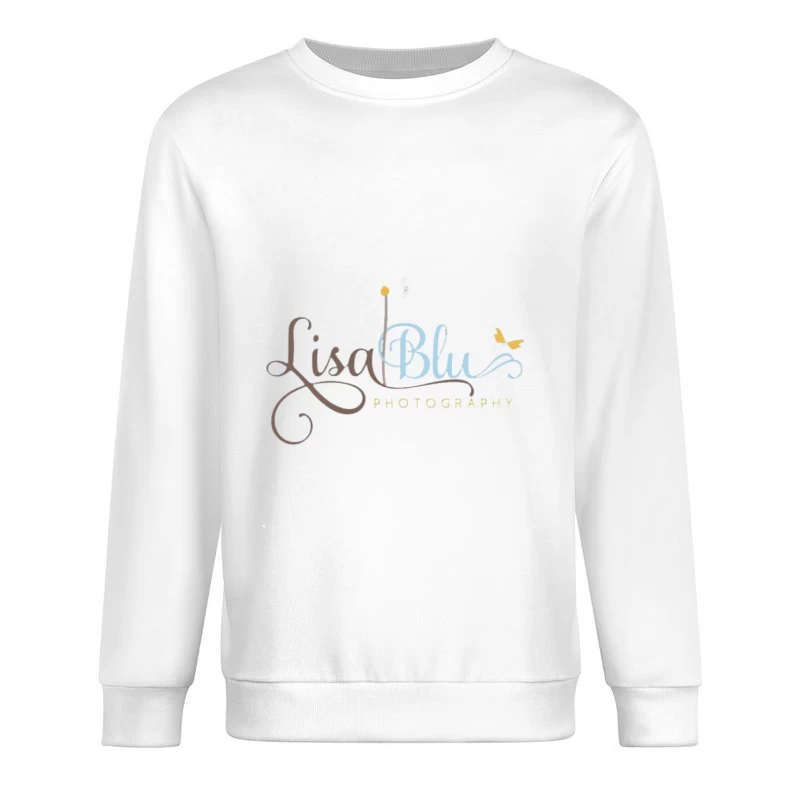 Logo Lisa Blu Fotografia con Farfalla Felpa pullover Uomo