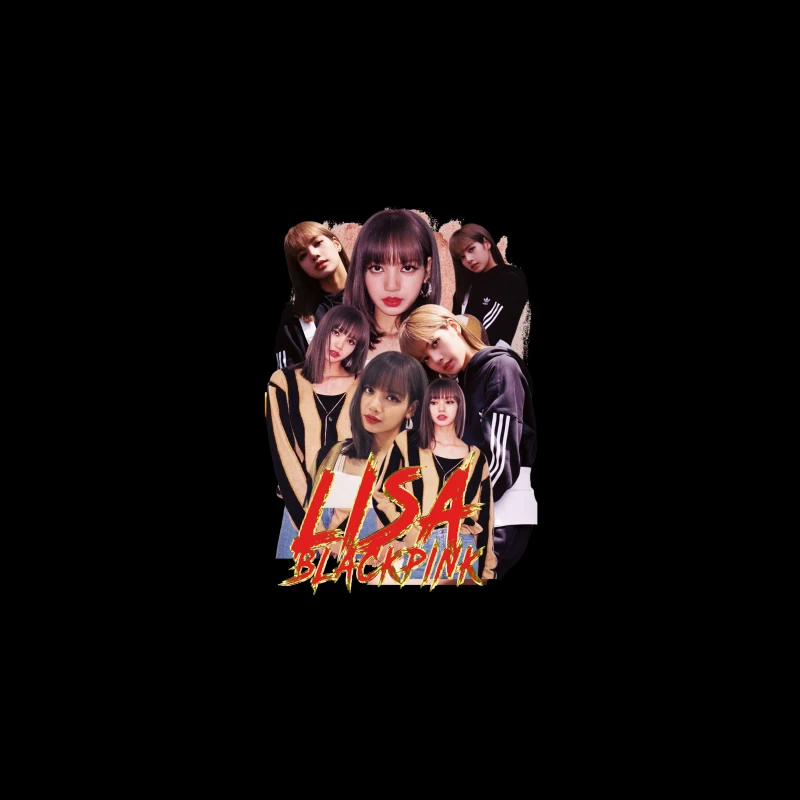 Lisa from BLACKPINK - K-pop Idol and Fashion Icon Desk Mat