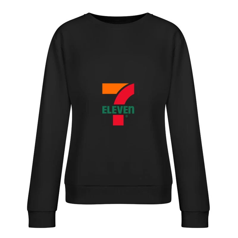 7-Eleven Convenience Store Chain Logo Design Female Pullover Sweatshirt