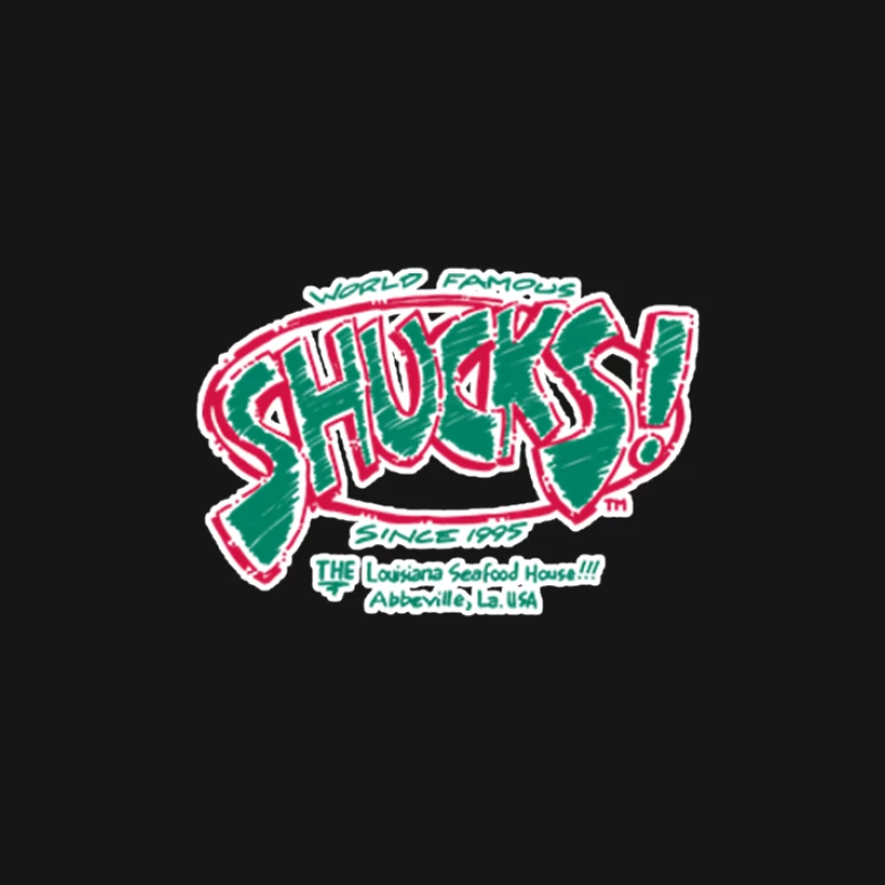Shucks! Berühmtes Louisiana Seafood Restaurant Logo Herren Langarm T-Shirt