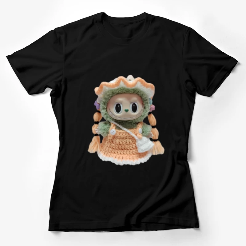 Häkelfigur mit Kostüm Damen T-Shirt