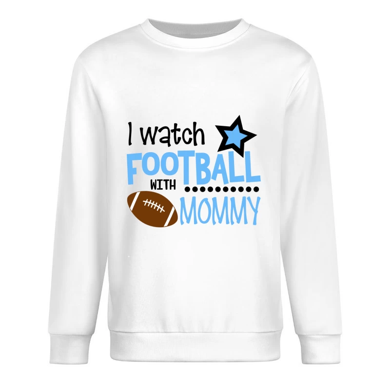 Regarder le football avec maman Homme Sweat-shirt à enfiler