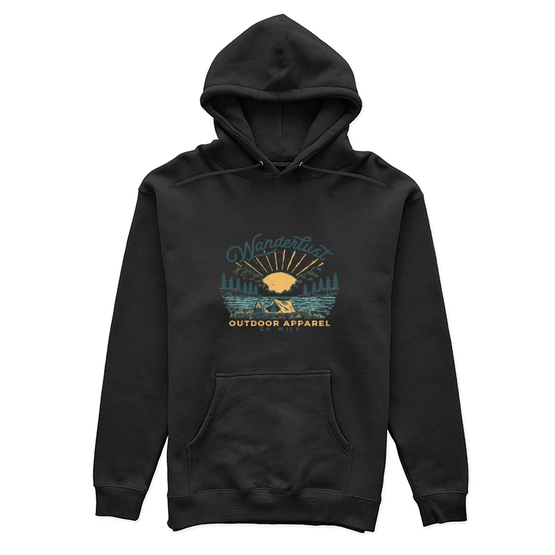 Wanderlust Outdoor-Bekleidung: Gehe Wild Damen Pullover Hoodie