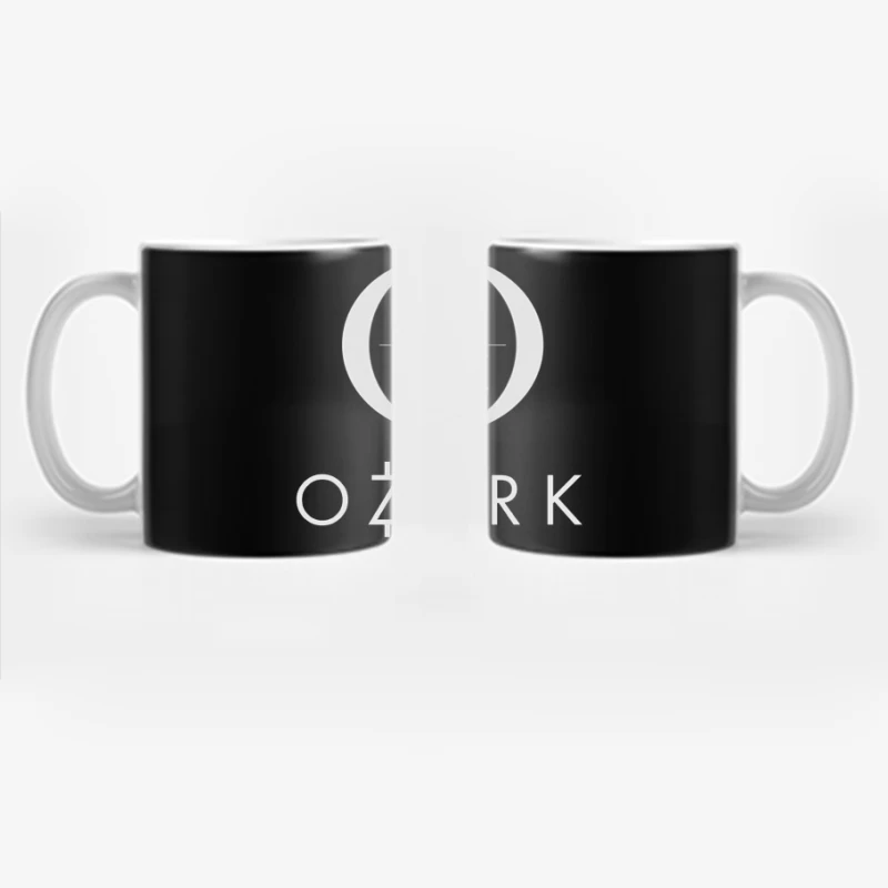 Ozark TV Series Logo with Symbolic Elements Coffee Mug