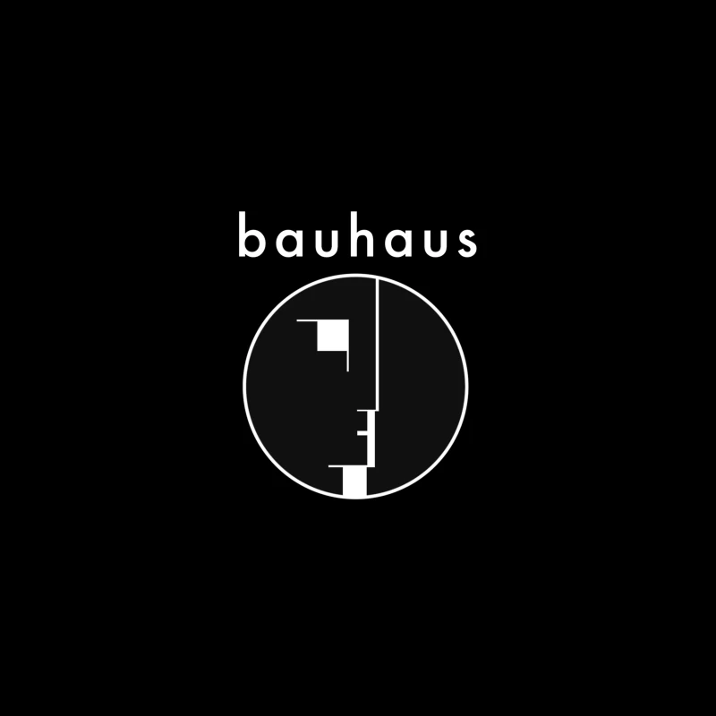 Iconic Bauhaus Minimalist Design Logo Desk Mat