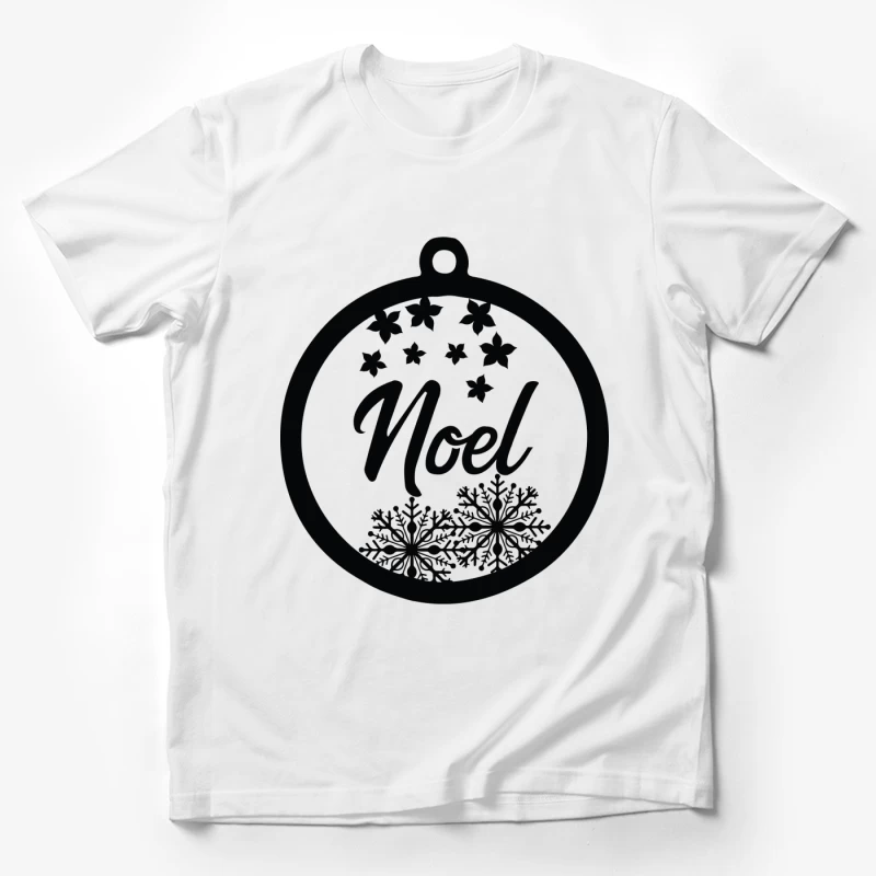 Weihnachtsornament mit Noel Herren T-Shirt