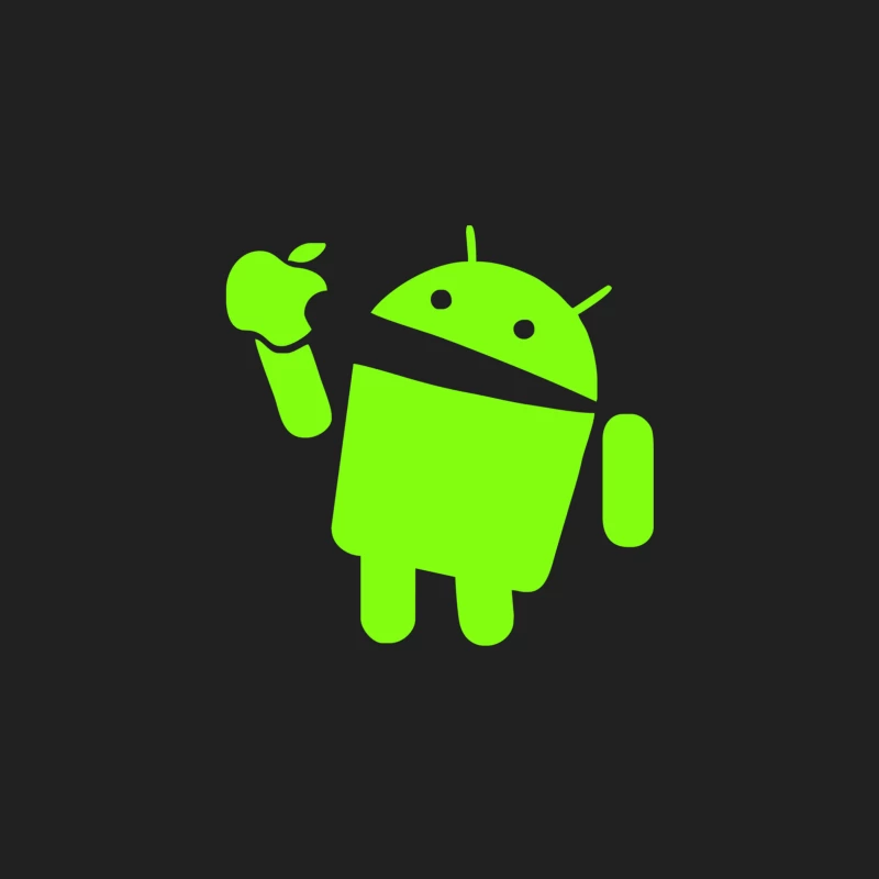 Android eats Apple Bucket Hat