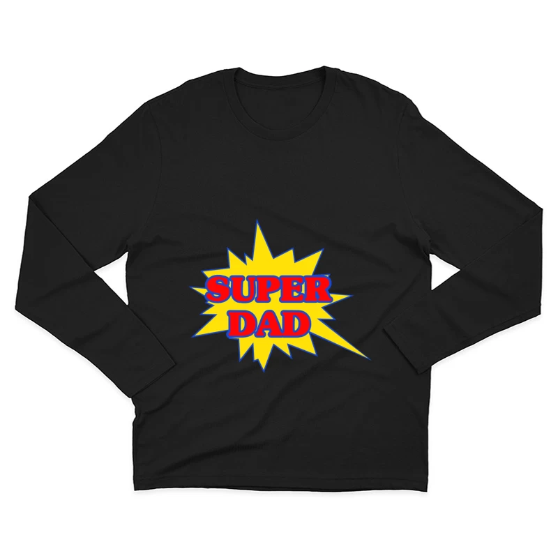 Super Papa Étoile Explosive Homme Manches Longues T-Shirt