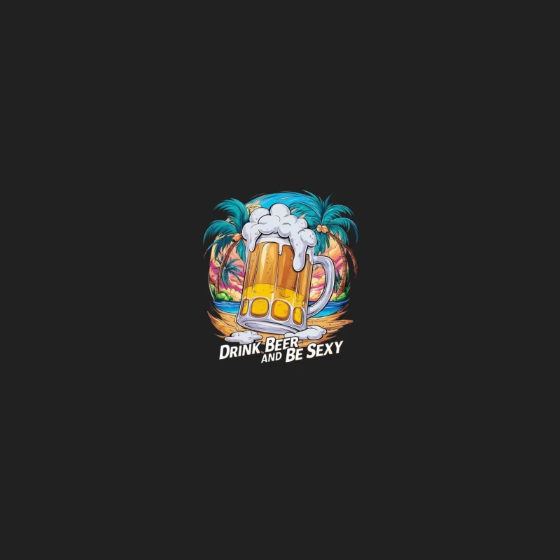 Drink Beer and Be Sexy - Tropical Vibes Bucket Hat