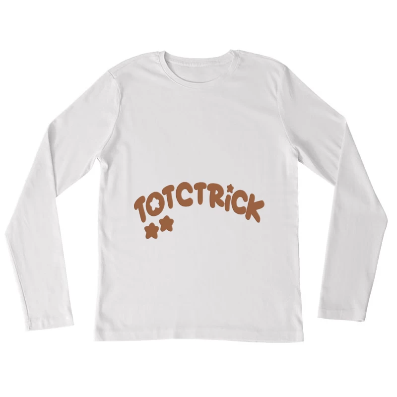 TotcTrick Design mit Sternen Damen Langarm T-Shirt