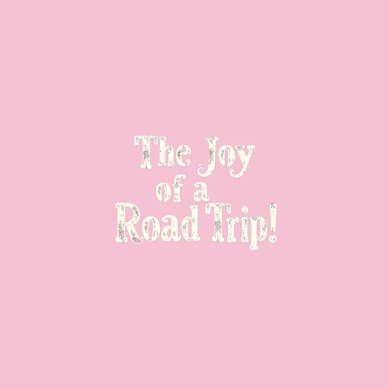 Faded Typography: The Joy of a Road Trip Bucket Hat