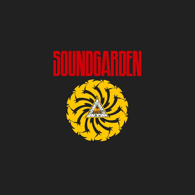 Soundgarden Band Logo with Badmotorfinger Album Symbol Bucket Hat