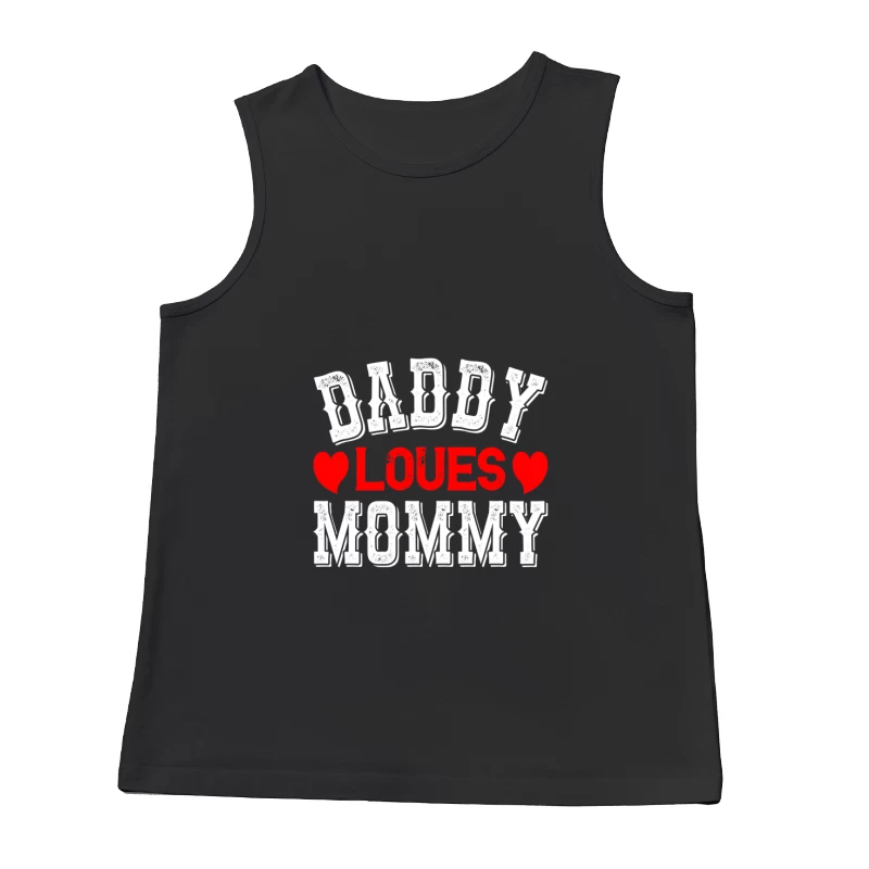 Message d'amour de papa pour maman Homme Débardeur