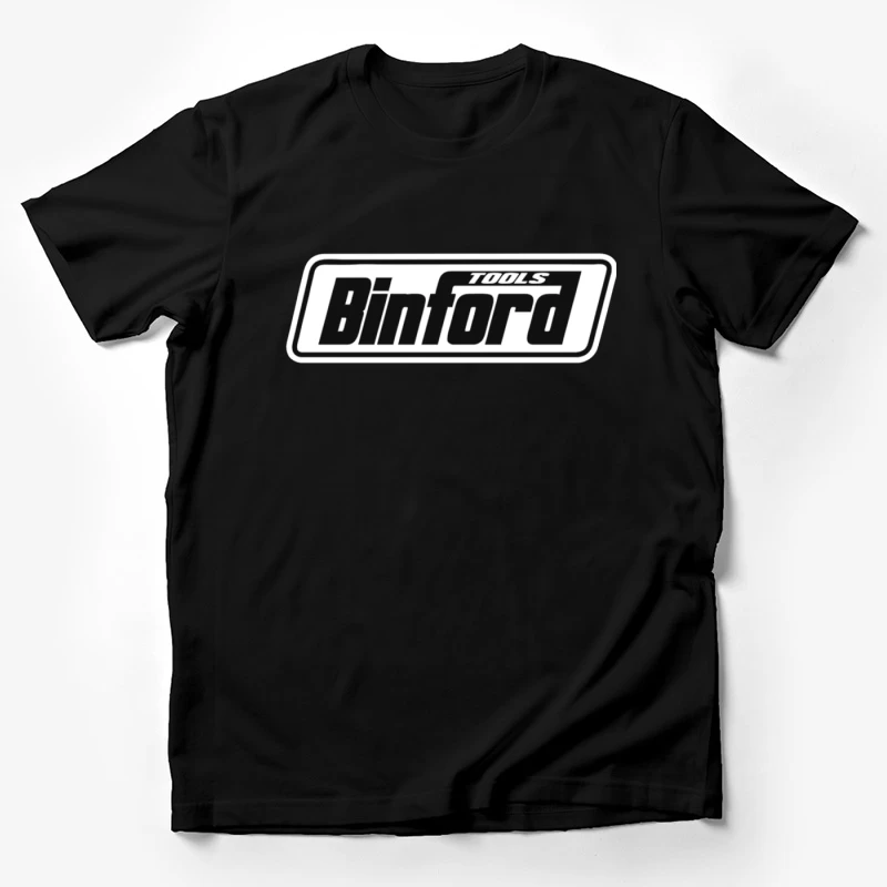 Binford Tools Black and White Company Logo Male T-Shirt