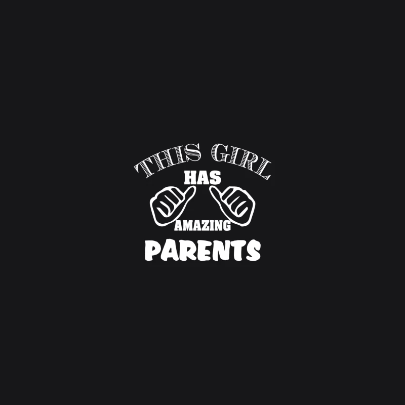 Design amusant pour filles avec parents Homme Sweat à capuche