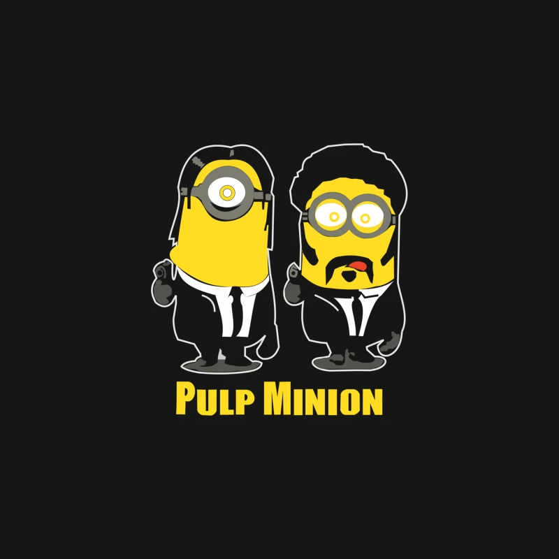Pulp Minion Pulp Fiction Parody Despicable Me Desk Mat