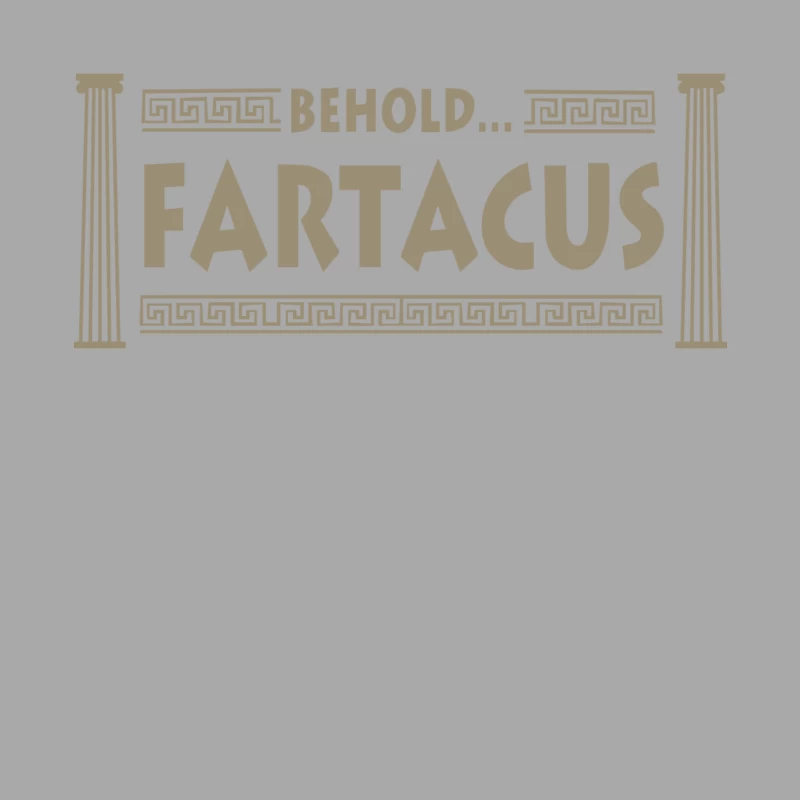 Behold Fartacus: A Humorous Ancient Rome Parody Female Pullover Hoodie