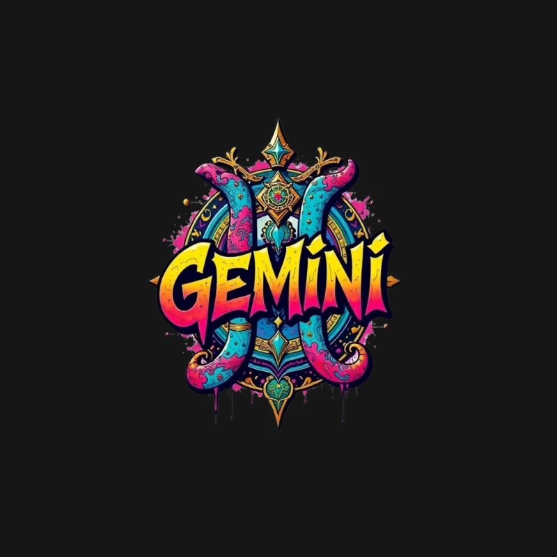 Gemini Zodiac Art Male Long Sleeve T-Shirt
