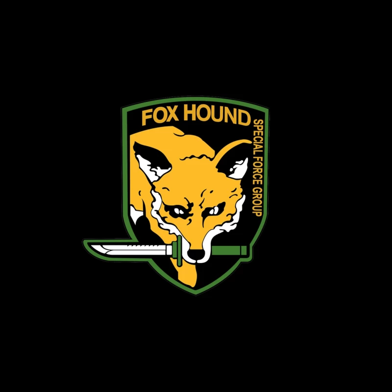 Fox Hound Special Force Group Emblem Mouse Pad