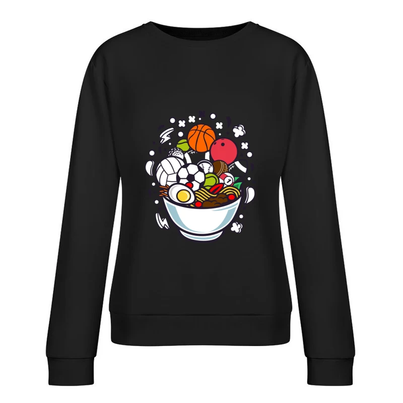 Boule de mélange sportive et culinaire Femme Sweat-shirt à enfiler