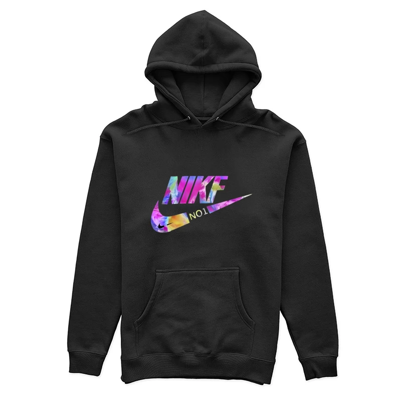 Buntes Nike-Logo mit Blumenmuster Damen Pullover Hoodie