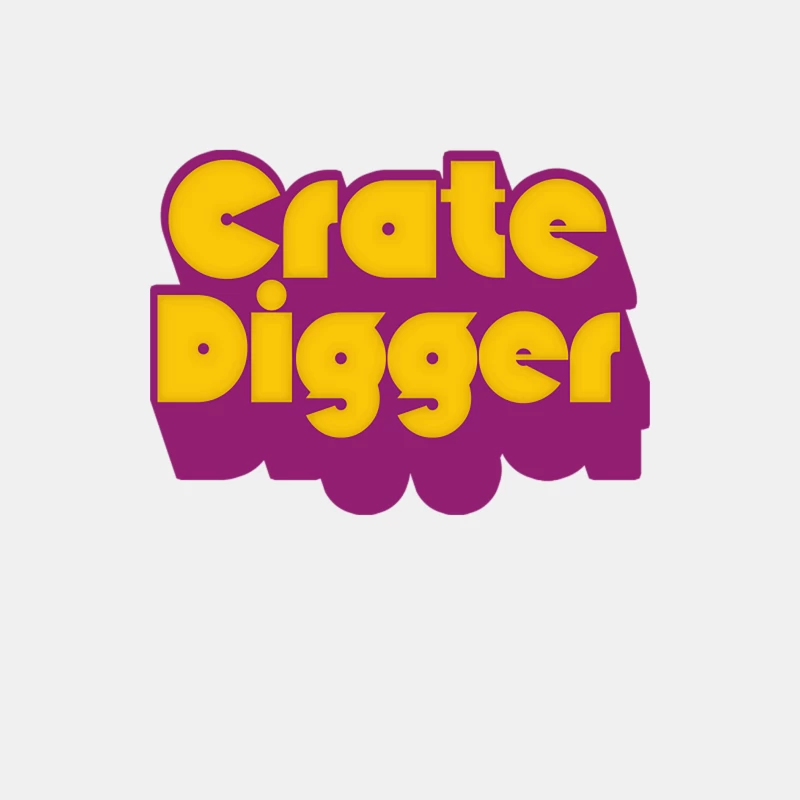 Crate Digger  Vinyl Record Junkie Design Male Tank Top