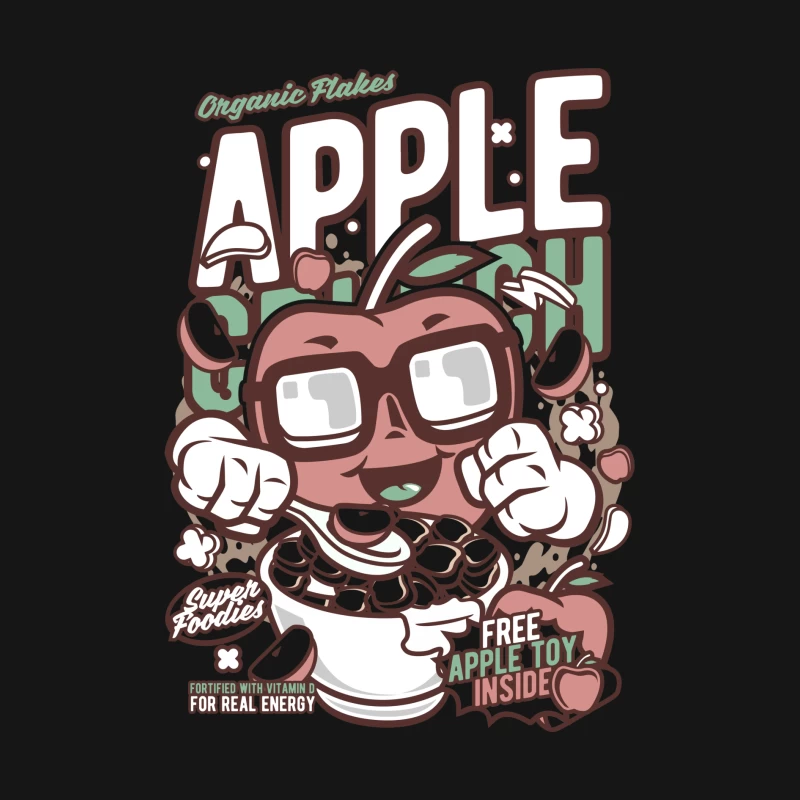 Céréales Pomme Croquante avec Jouet Gratuit Femme Manches Longues T-Shirt