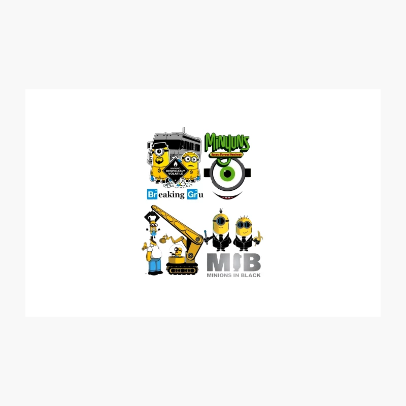 4 MINIONS, DESPICABLE ME, MIB Travel Mug