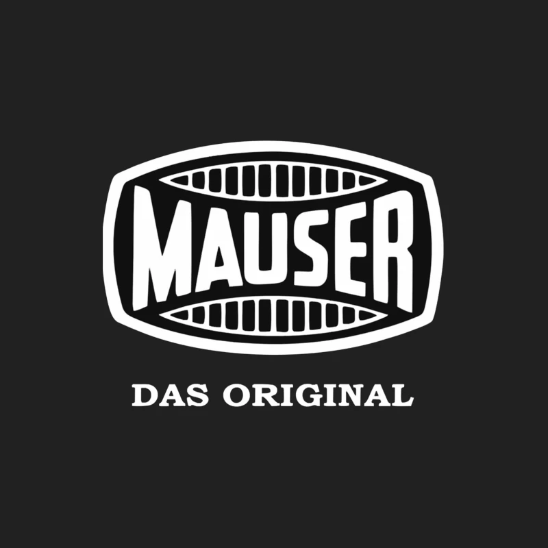 Vintage Mauser Firearms Company Logo with "Das Original" Text Bucket Hat