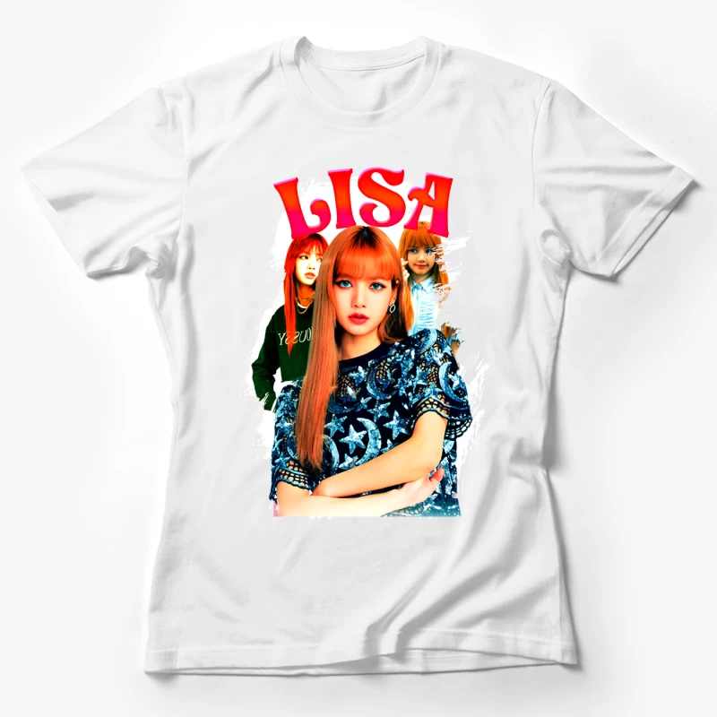 LISA: A K-Pop Icon in Fashion and Music Female T-Shirt