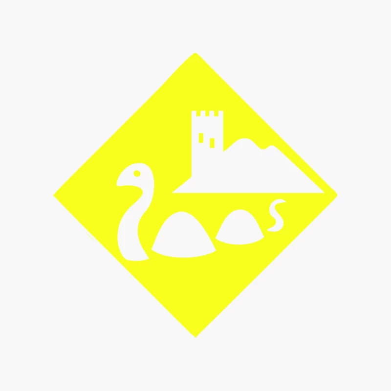 Nessie Scotland Cotton Tote Bag