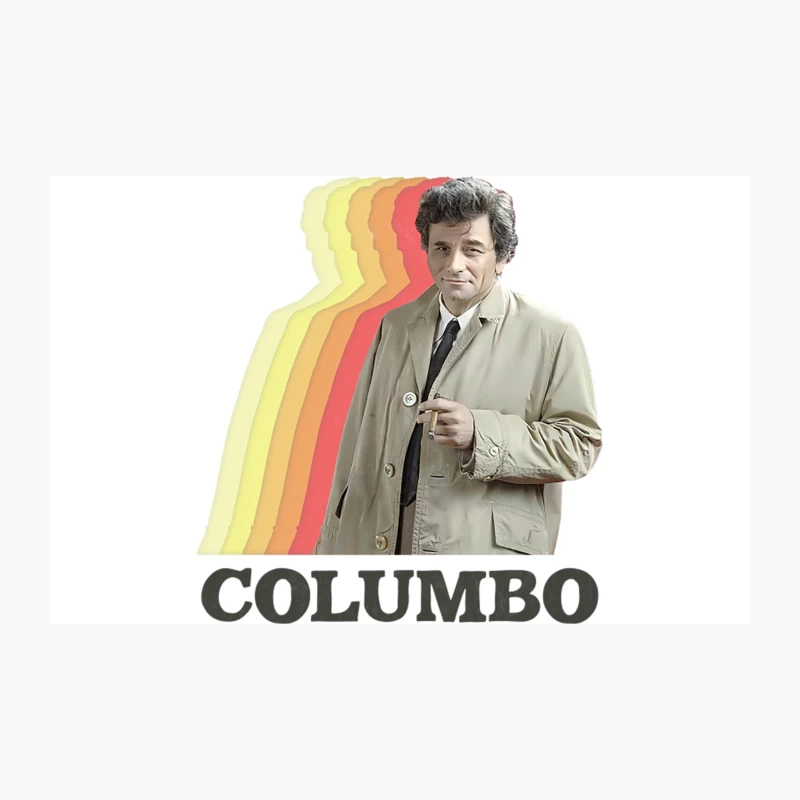 Columbo  Vintage Faded Style Retro TV Fan Design Travel Mug
