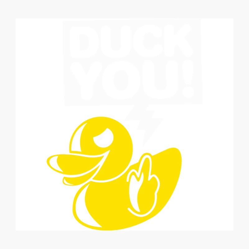 Duck You Throw Pillow