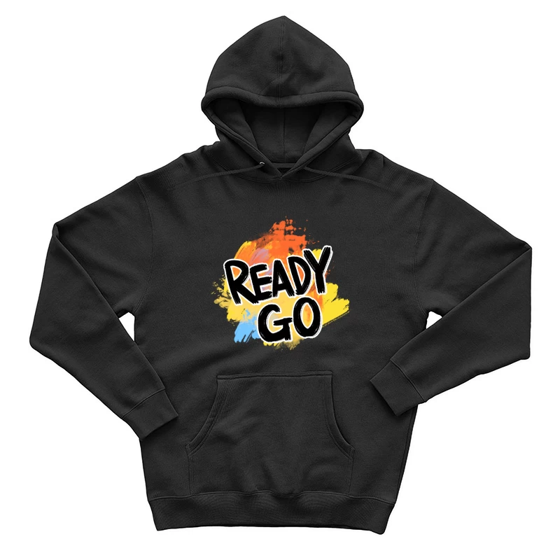Farbenfrohes Typografie-Design Herren Pullover Hoodie