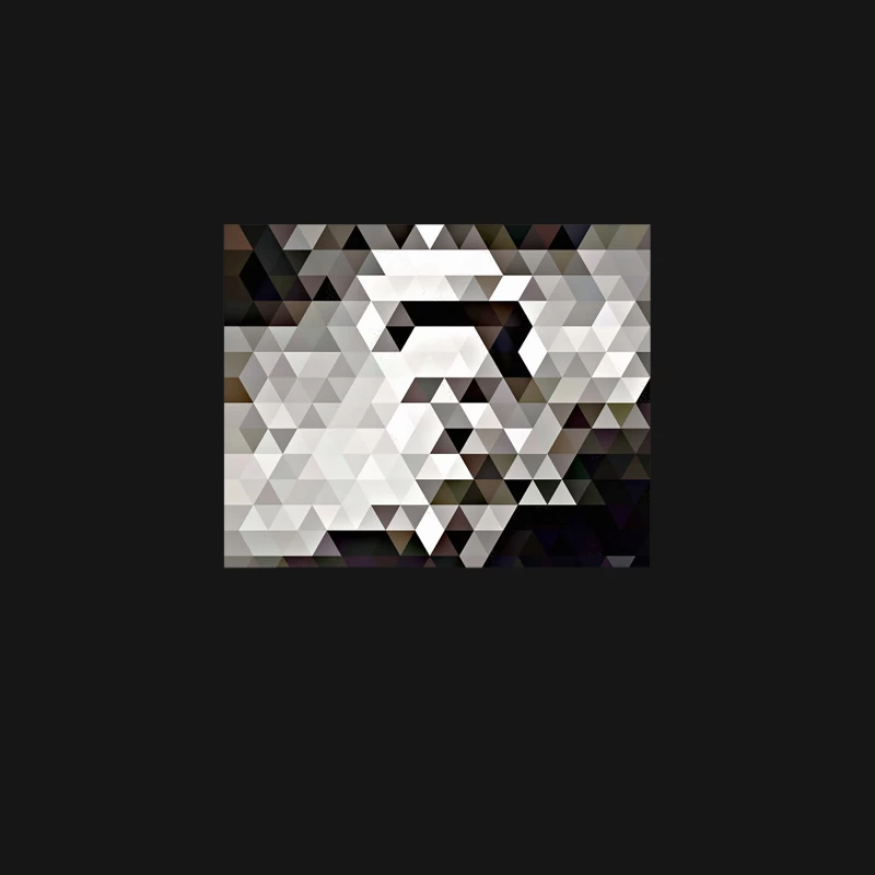 Eraserhead Geometric Tribute Pattern Design Desk Mat