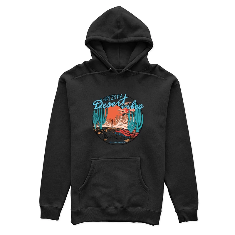 Arizona Wüstenlandschaft bei Sonnenuntergang Damen Pullover Hoodie