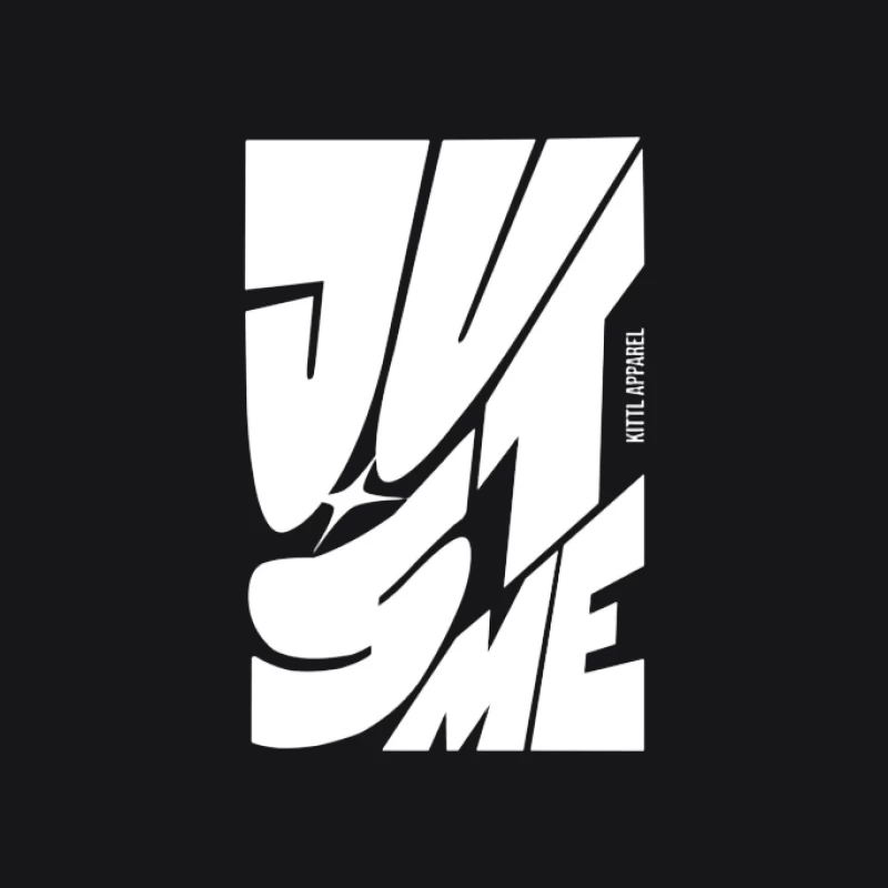 Design Typographique Dynamique en Noir et Blanc Femme Sweat à capuche