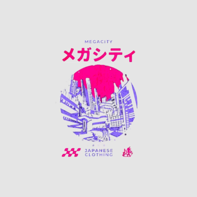 Illustration de Megacity au style rétro Femme Sweat à capuche