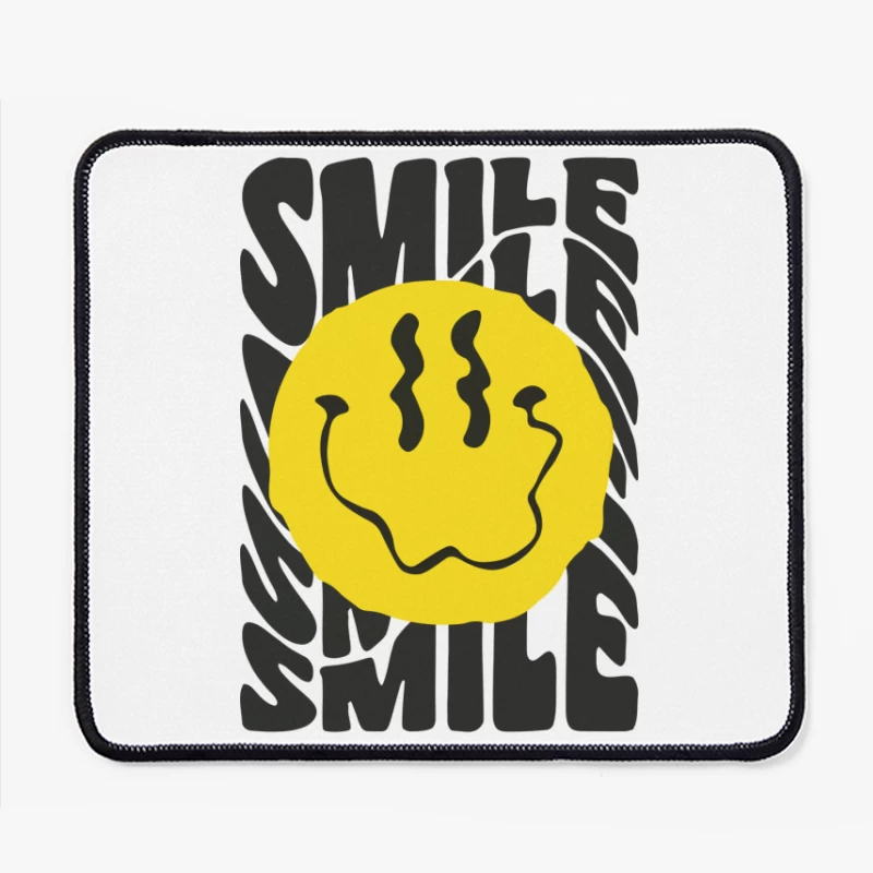 Trippy Smile – Psychedelic Vibes Mouse Pad