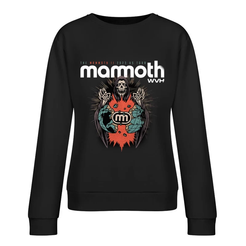 Mammoth Metal Festival 2023 Dark Gothic Poster Design Female Pullover Sweatshirt