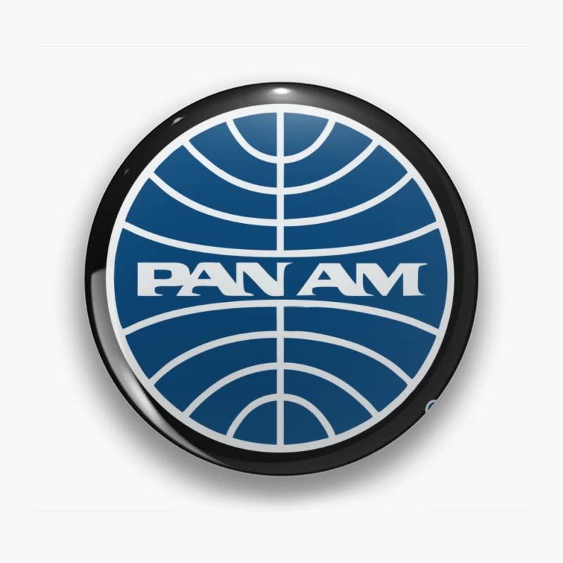 Pan Am Mid 1950s Globe Inverted Pin
